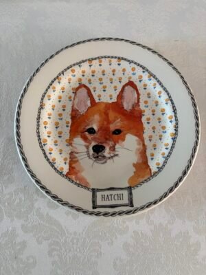 Gien France Darling Dog Hatchi ontbijtbord