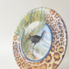 Gien Savane ontbijtbord met watervogel met licht matte glans