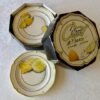 Gien Citron de France originele doos met 2 bordjes