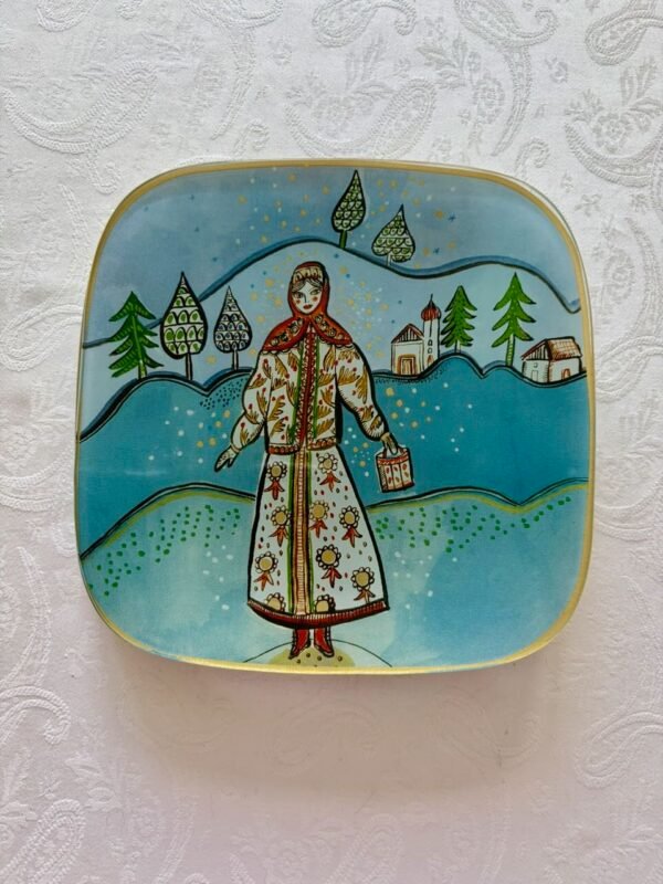 fragonard-parfumeur le grand Nord vrouw in winterlandschap