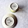 switch summerhouse acacia espressokop en schotel onderkant merkstempel