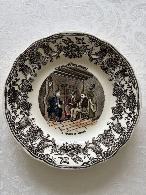 Gien Un Mariage à la Campagne – set van 5 borden in originele doos