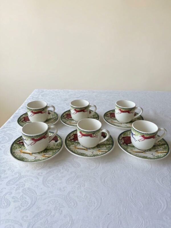 Gien Zenaba espresso kop en schotels