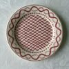 gien aurrelie rouge gebaksbordje Gien Aurélie Rouge gebaksbordjes - set van 6